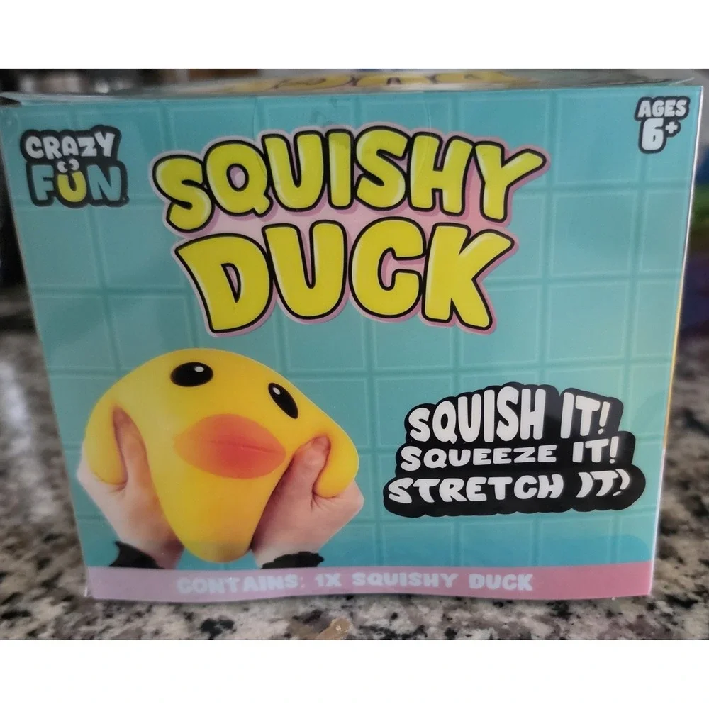 GIANT 🐤DUCK🐤Crazy Fun Squishy Tactile Squeeze Sensory Stress Relief Yellow NEW